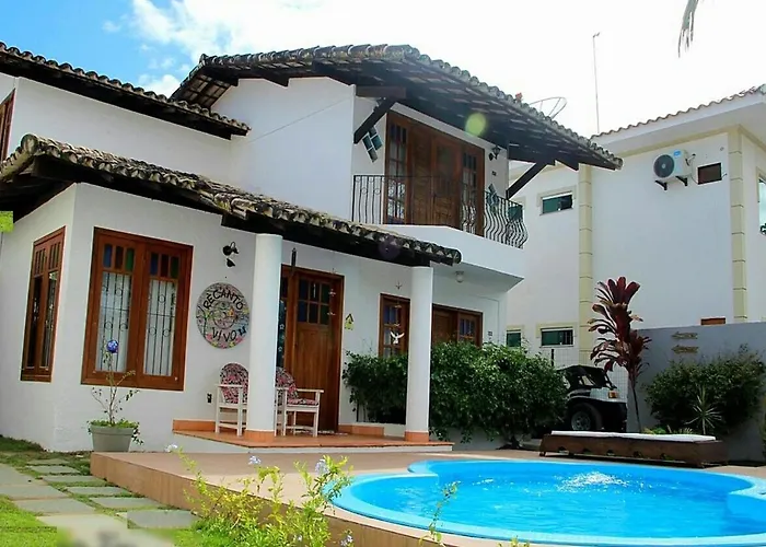 Casa Jasmin - com 4 quartos na praia do Mundaí